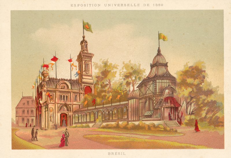 Pavillon du Brésil, Exposition Universelle 1889, Paris - French School