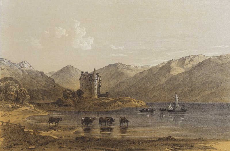 Château de Dunderawe - A.V. Copley Fielding