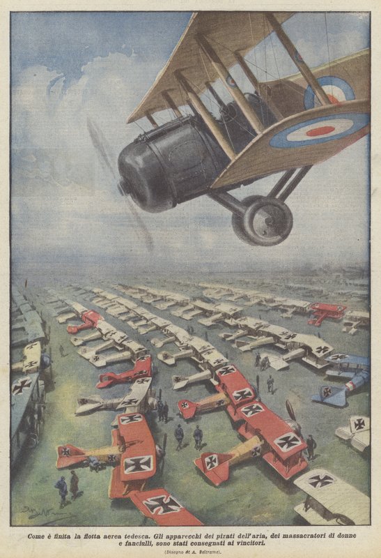 Comment a fini la flotte aérienne allemande - Achille Beltrame