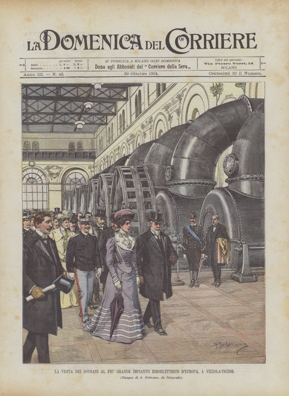 La visite des souverains à la plus grande centrale hydroélectrique d