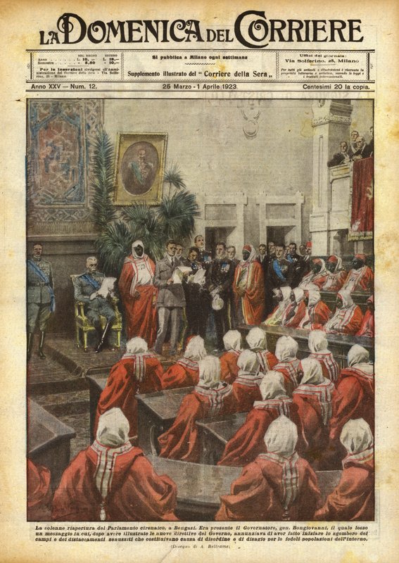 La réouverture solennelle du Parlement cyrénaïque, à Benghazi - Achille Beltrame