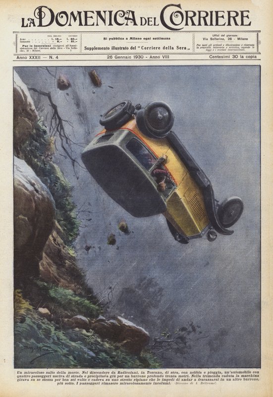 Un saut de la mort miraculeux - Achille Beltrame
