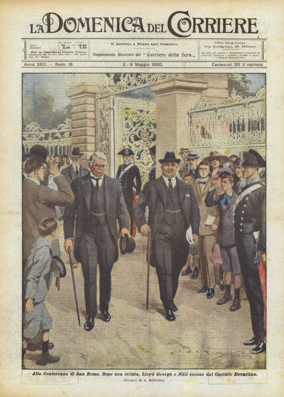 À la Conférence de San Remo - Achille Beltrame