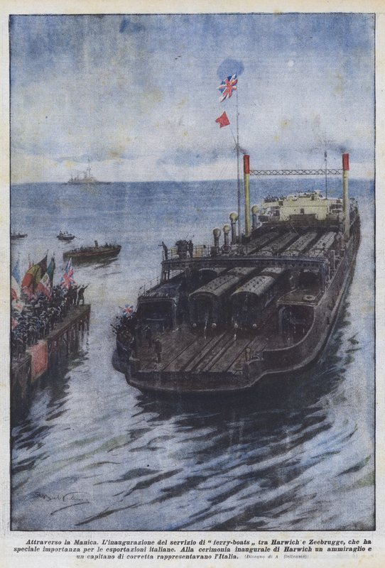 À travers la Manche - Achille Beltrame