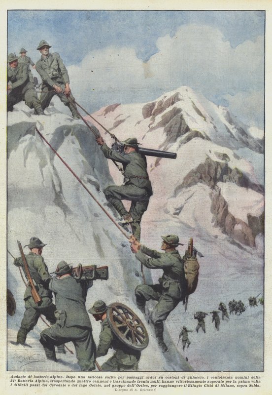 Audaces des batteries alpines - Achille Beltrame