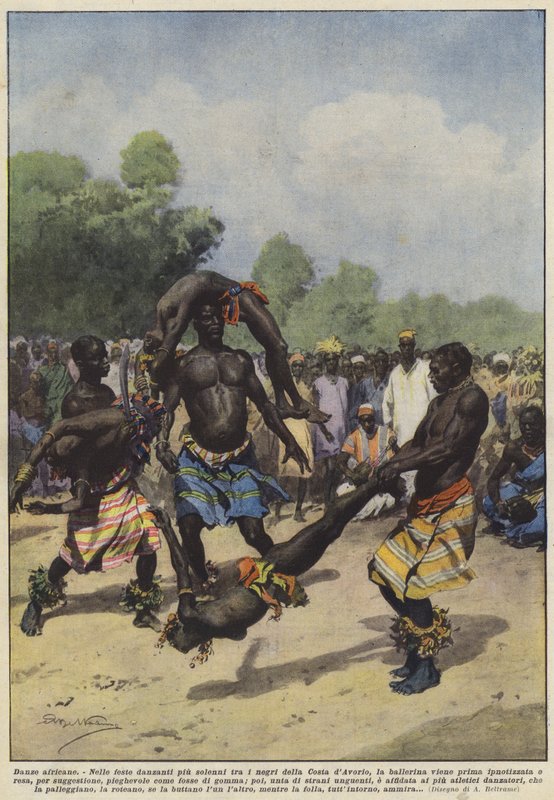 Danses africaines - Achille Beltrame