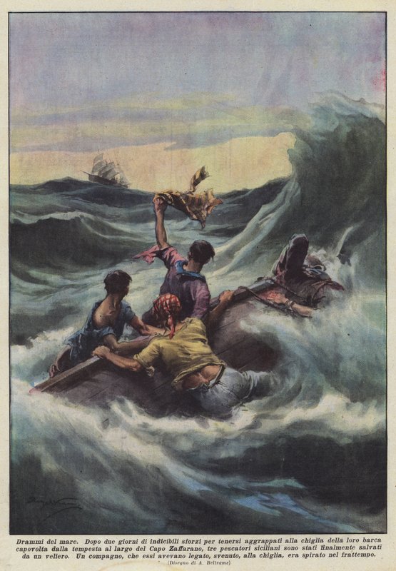 Drames de la mer - Achille Beltrame