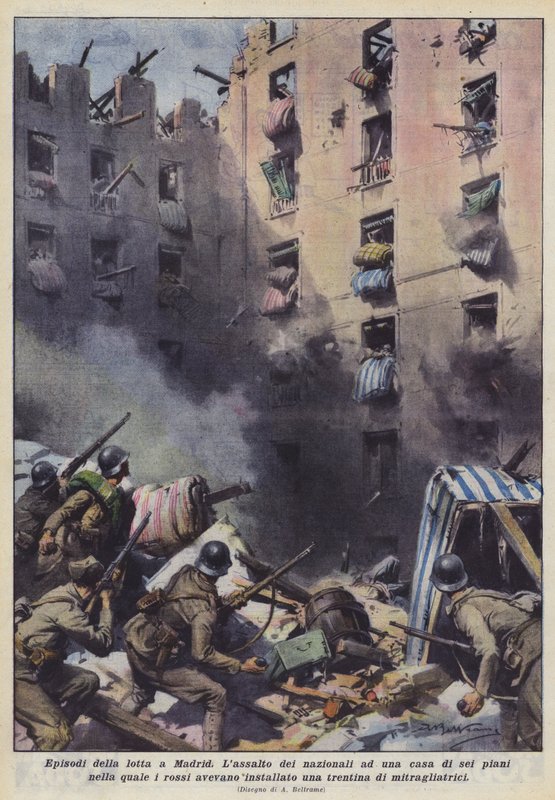 Épisodes de la lutte à Madrid - Achille Beltrame
