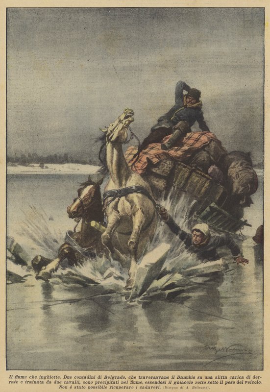 Le fleuve qui engloutit - Achille Beltrame