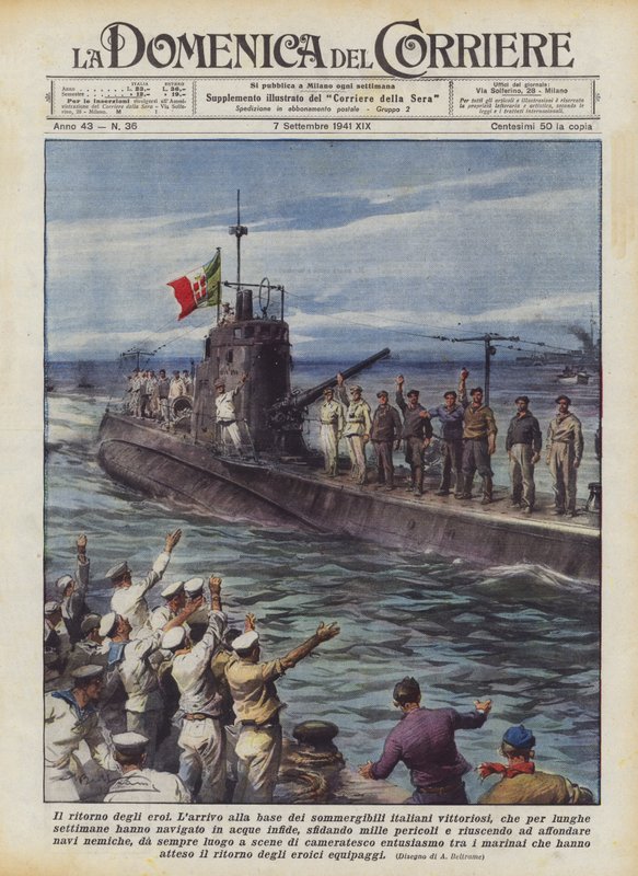 Le retour des héros - Achille Beltrame