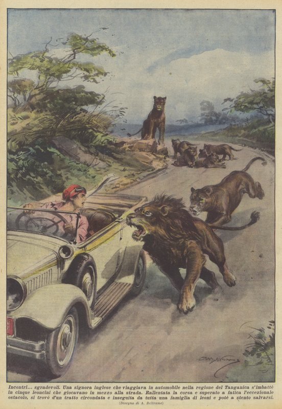 Rencontres désagréables - Achille Beltrame