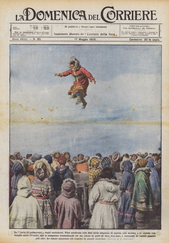 La fête de printemps des Esquimaux - Achille Beltrame