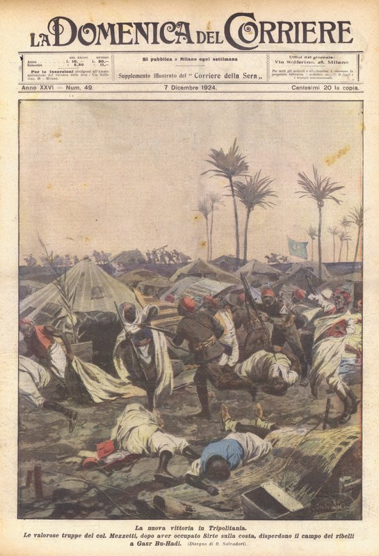 La nouvelle victoire en Tripolitaine - Achille Beltrame