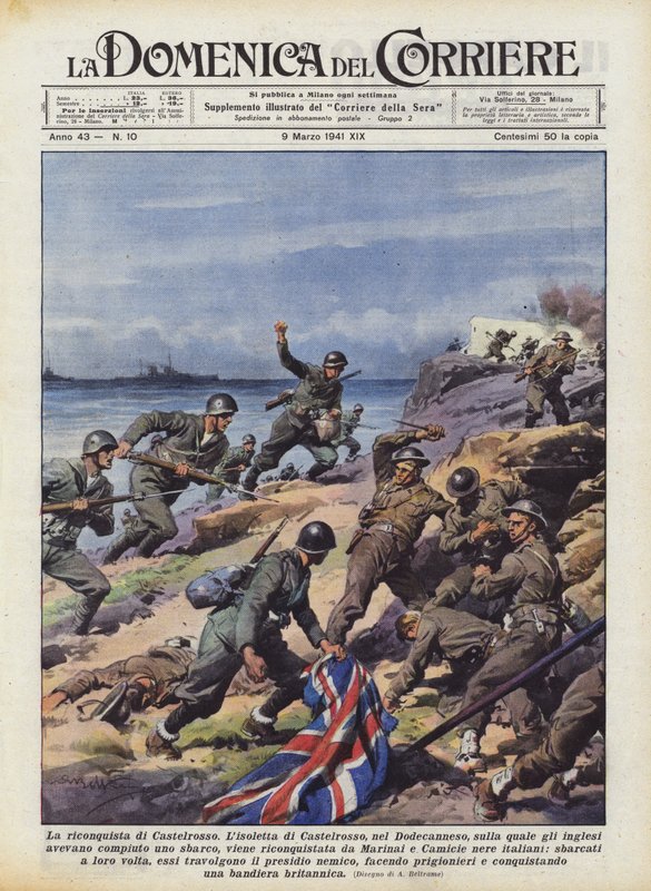 La reconquête de Castelrosso - Achille Beltrame