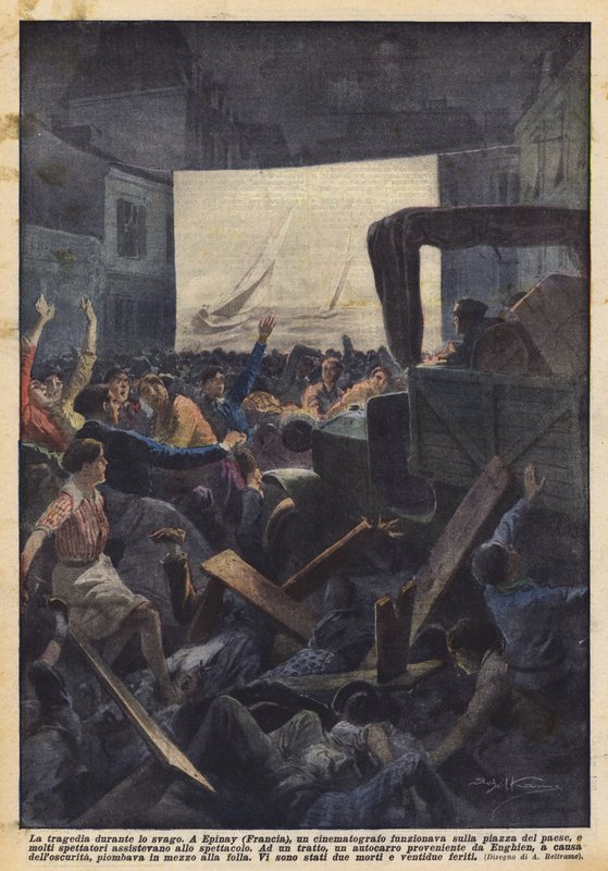 Tragédie pendant les loisirs - Achille Beltrame