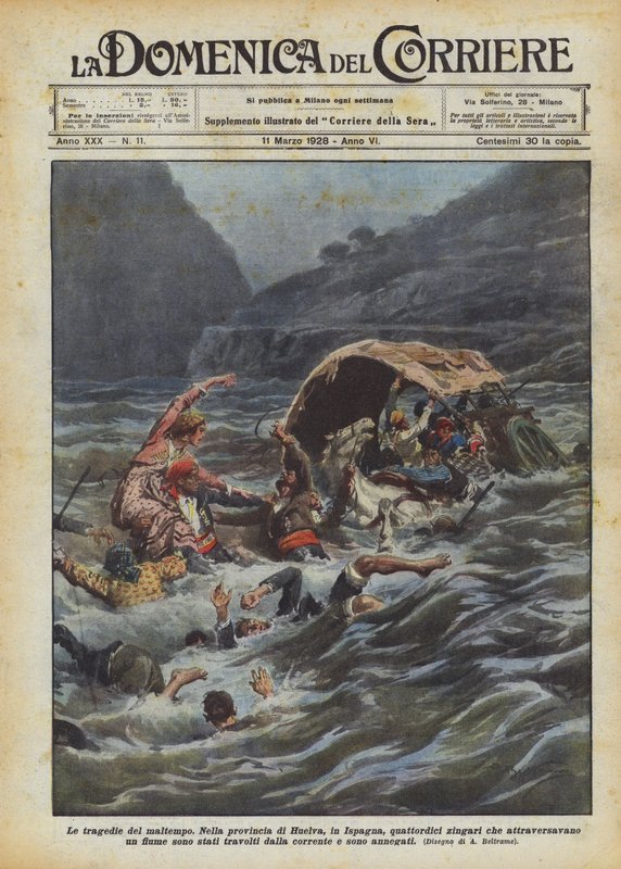 Tragédies du mauvais temps - Achille Beltrame