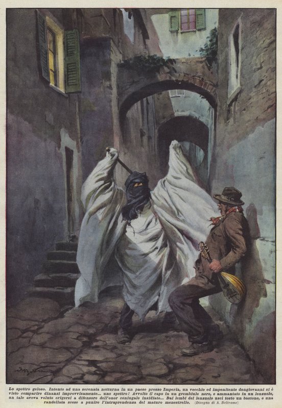 Le spectre jaloux - Achille Beltrame