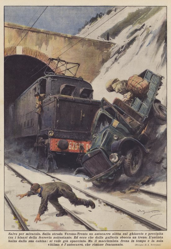 Sauvée par miracle - Achille Beltrame