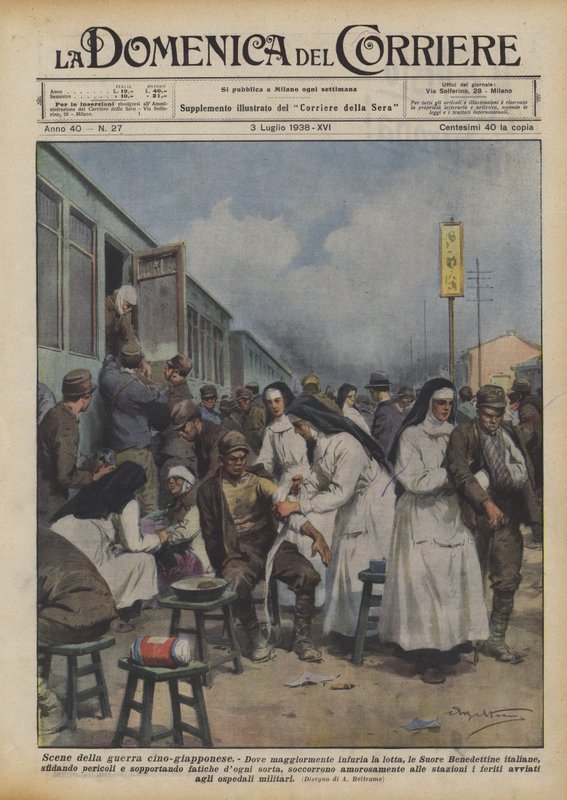 Scènes de la guerre sino-japonaise - Achille Beltrame