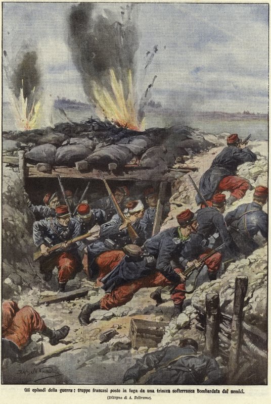 Les événements de la guerre - Achille Beltrame