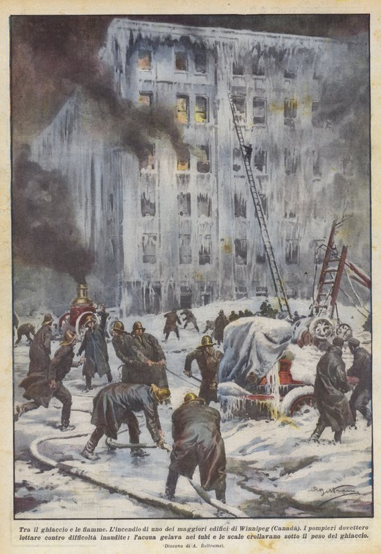 Entre la glace et les flammes - Achille Beltrame