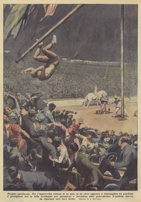 Spectacle tragique - Achille Beltrame