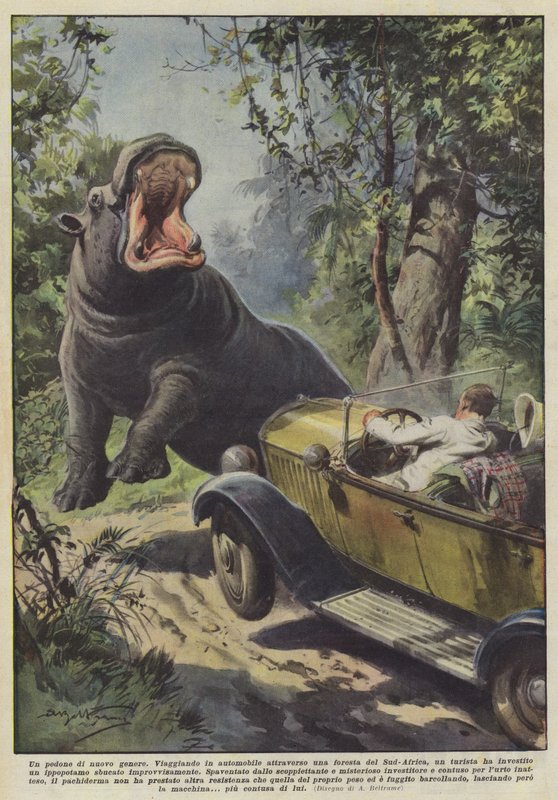 Un piéton de nouveau genre - Achille Beltrame