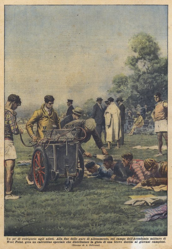 Un peu de fraîcheur pour les athlètes - Achille Beltrame
