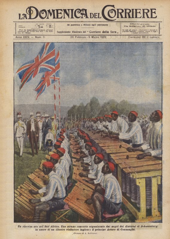 Une réception en Afrique du Sud - Achille Beltrame