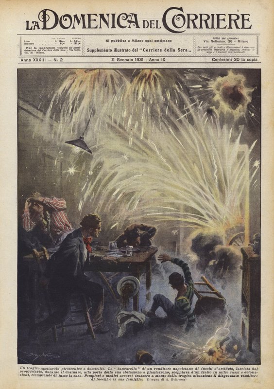 Un spectacle pyrotechnique tragique à domicile - Achille Beltrame