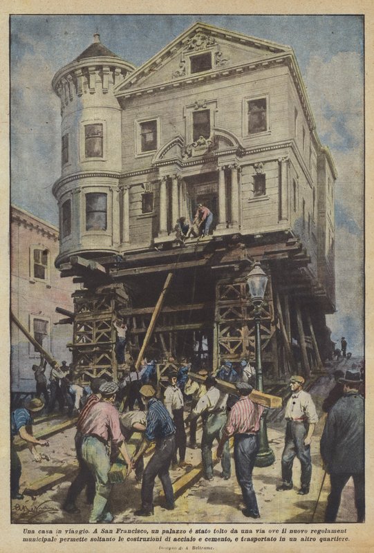 Une maison en voyage - Achille Beltrame