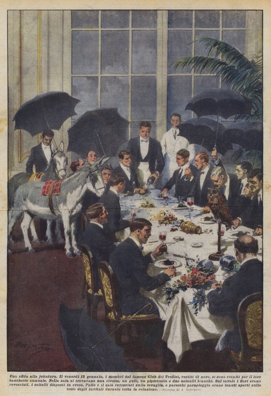 Un défi à la jettatura - Achille Beltrame