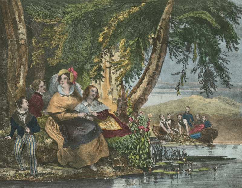 La Pêche - Achille Devéria