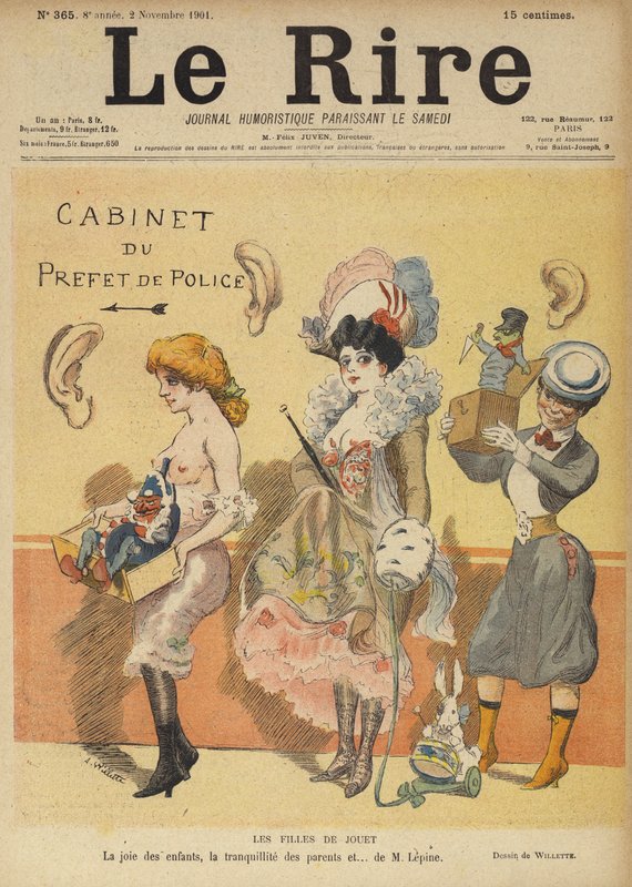Illustration pour Le Rire - Adolphe Leon Willette