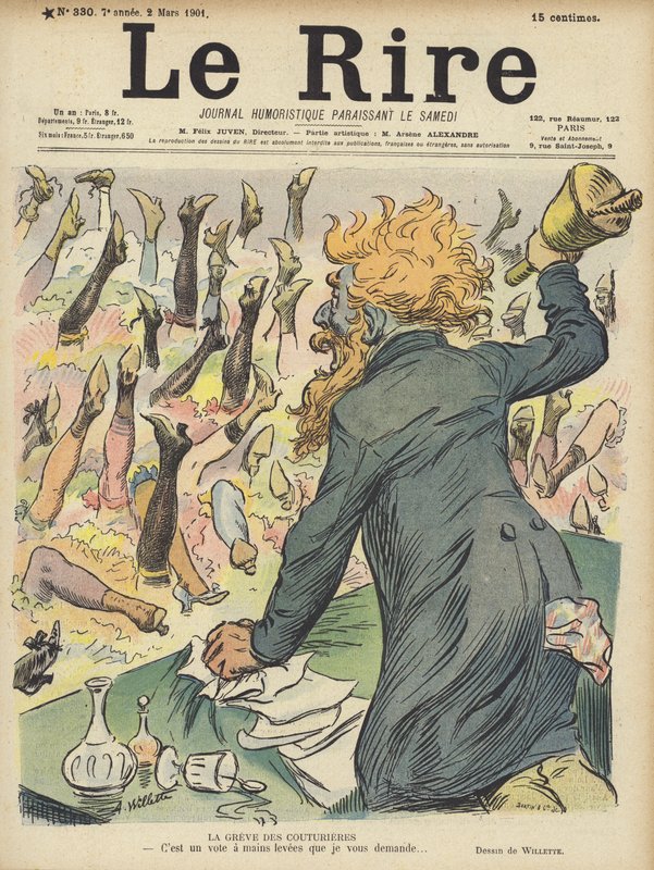 Illustration pour Le Rire - Adolphe Leon Willette