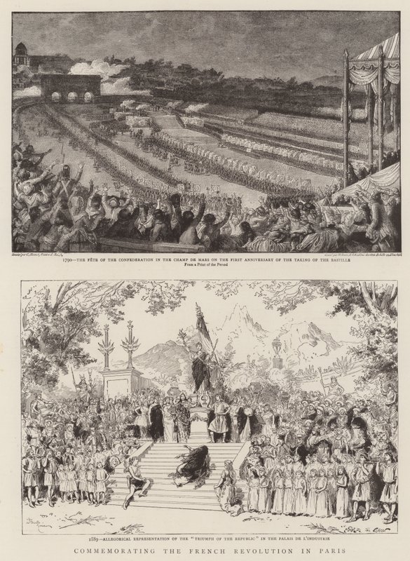 Commémoration de la Révolution française à Paris - Adrien Emmanuel Marie