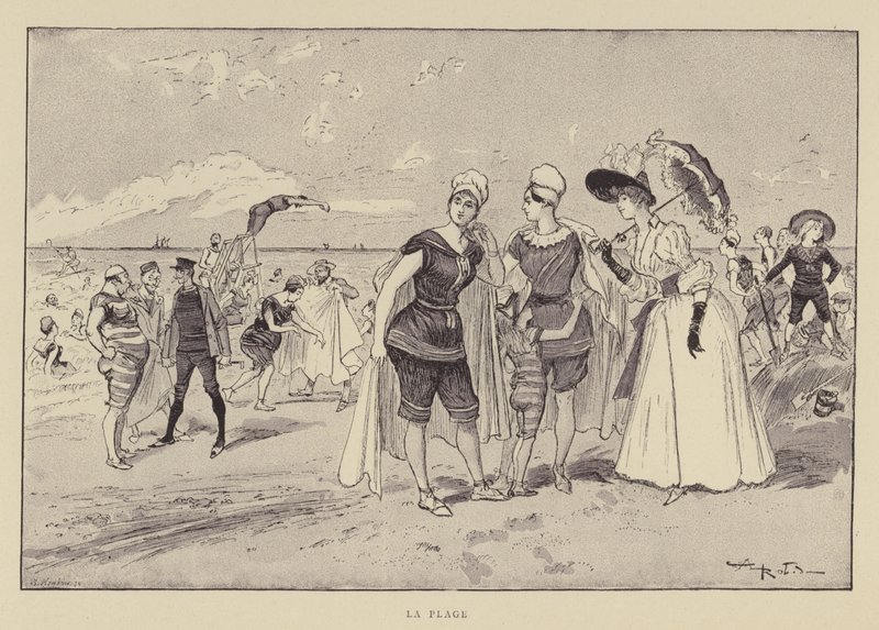 La Plage - Albert Robida