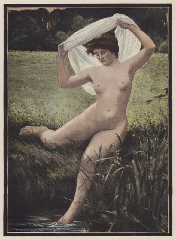 Femme baigneuse - Albert Auguste Fourie