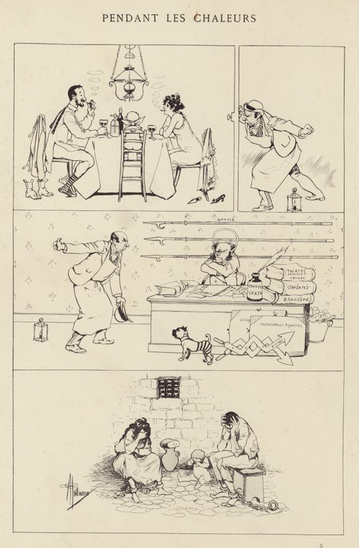 Pendant les chaleurs - Albert Guillaume