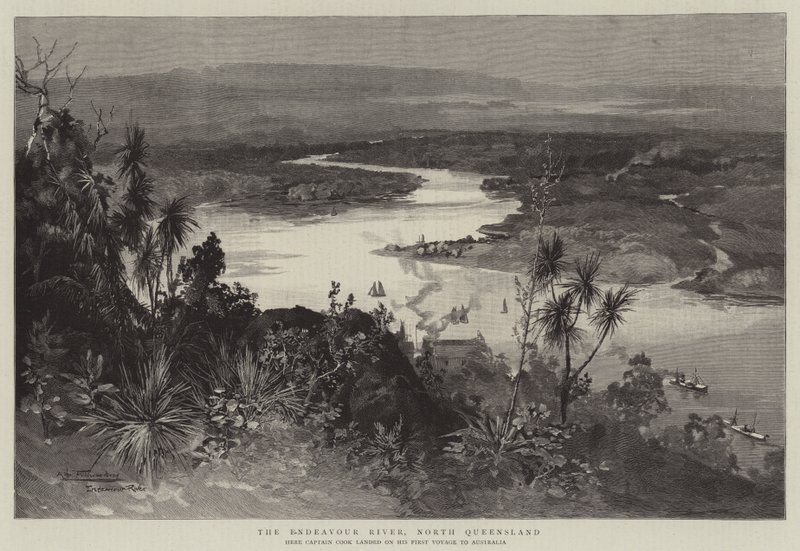 La rivière Endeavour, Queensland du Nord - Albert Henry Fullwood