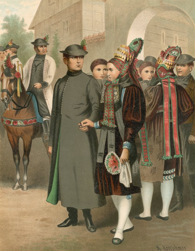 Costume allemand, Altenburg - Albert Kretschmer