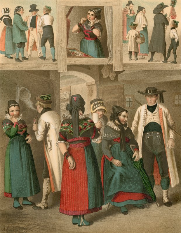 Costume allemand, Westphalie - Albert Kretschmer
