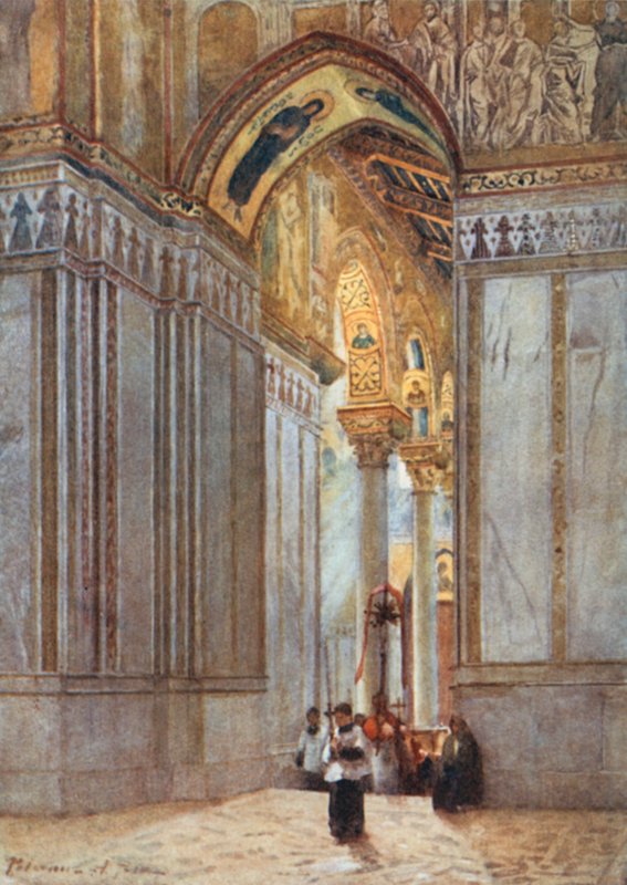 Dans la cathédrale de Monreale - Alberto Pisa