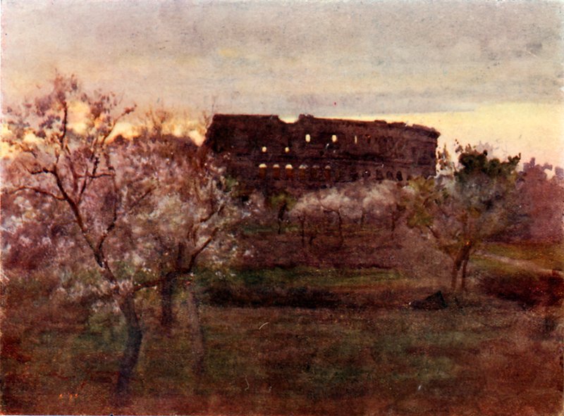 Le Colisée au coucher du soleil - Alberto Pisa
