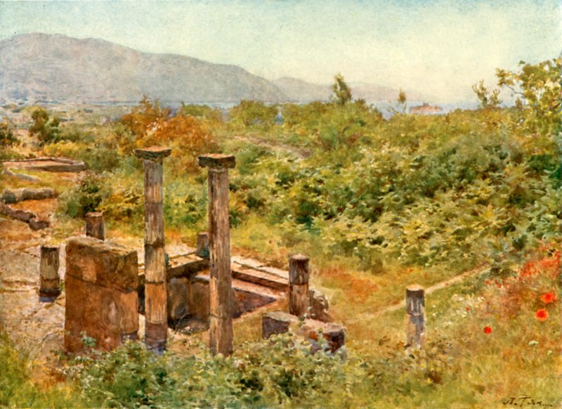 Vue de Pompéi - Alberto Pisa