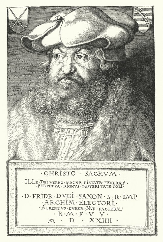 Frédéric III, Électeur de Saxe - Albrecht Dürer
