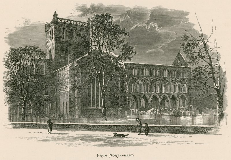 Abbaye de Jedburgh, vue du nord-est - Alexander Francis Lydon