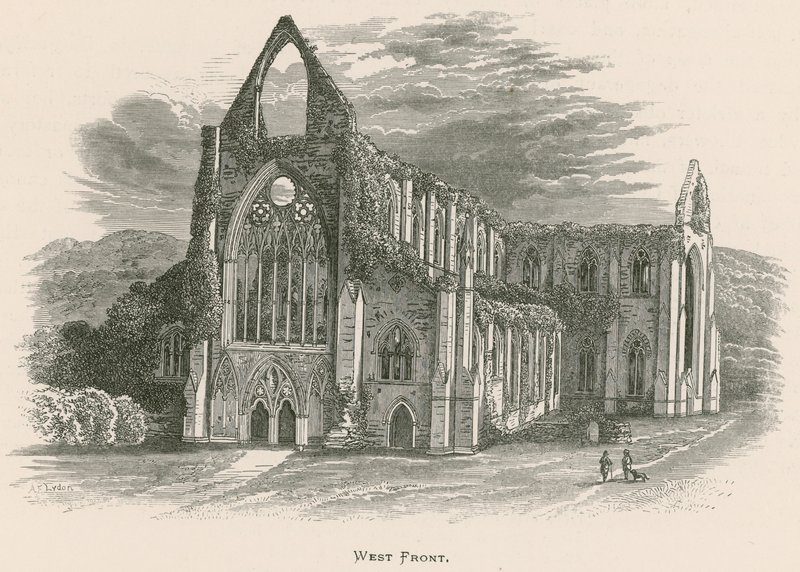 Abbaye de Tintern, façade ouest - Alexander Francis Lydon