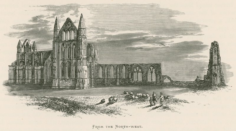 Abbaye de Whitby, vue du nord-ouest - Alexander Francis Lydon