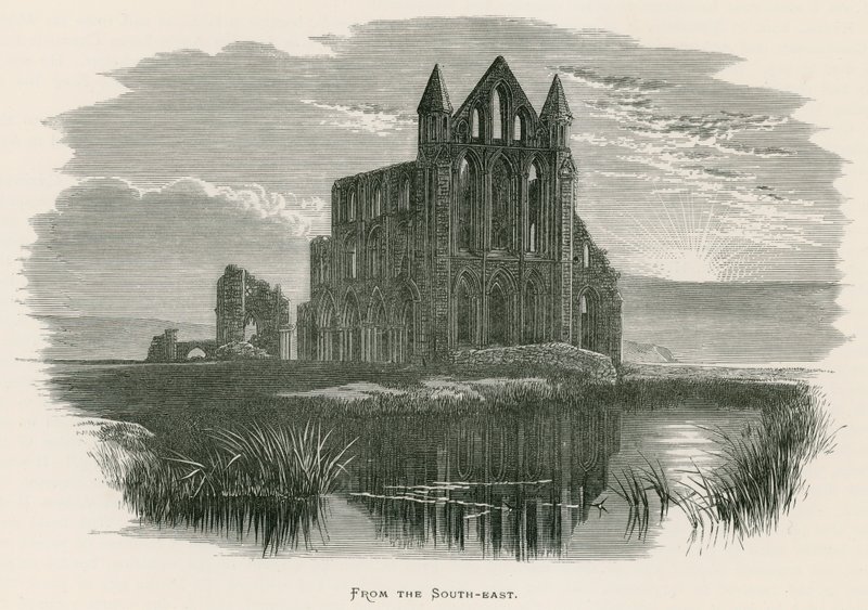 Abbaye de Whitby, vue du sud-est - Alexander Francis Lydon